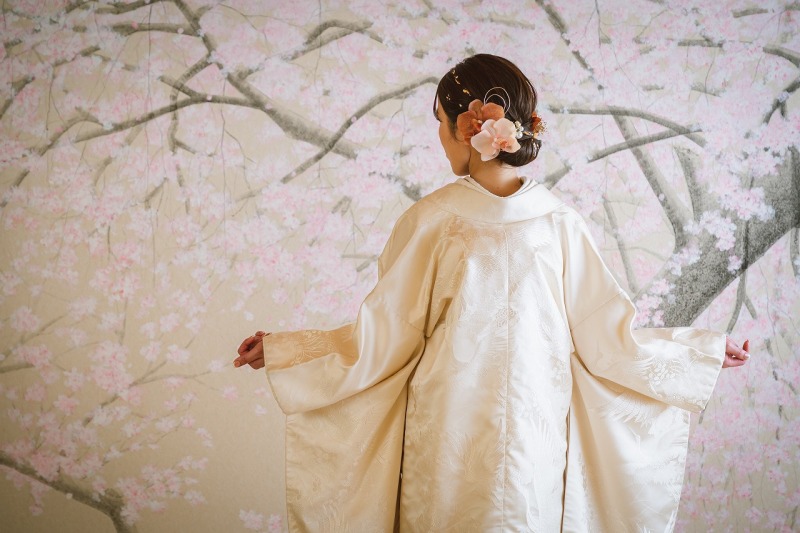 スタジオにも桜が！