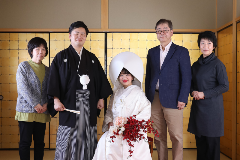 ご家族様とご一緒の写真もお撮りできます。