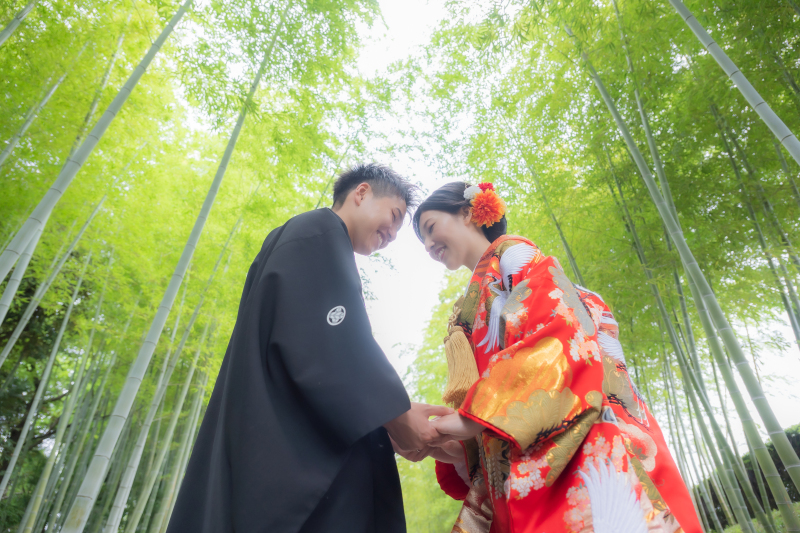 華雅苑 新越谷店_庭園で撮影できる