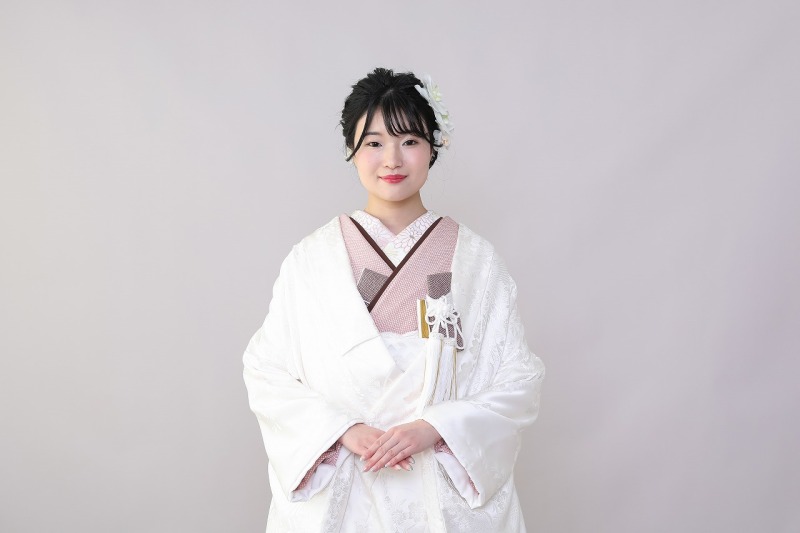 白無垢と色打掛で大幅にイメージチェンジ♡
