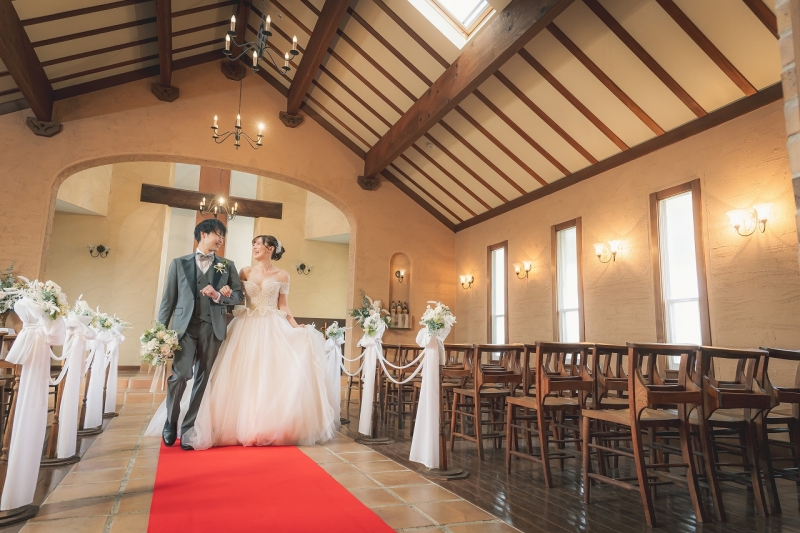 挙式本番さながらの本格的な撮影を思い出に