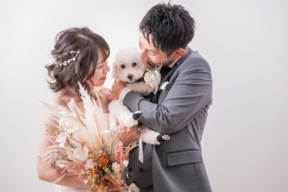 ペット(小型犬)との撮影