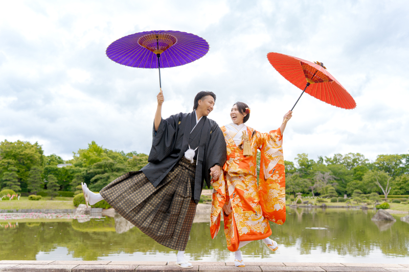 【花田苑で和装壱点プラン】衣裳1着・新婦様へアセット付き・130カット