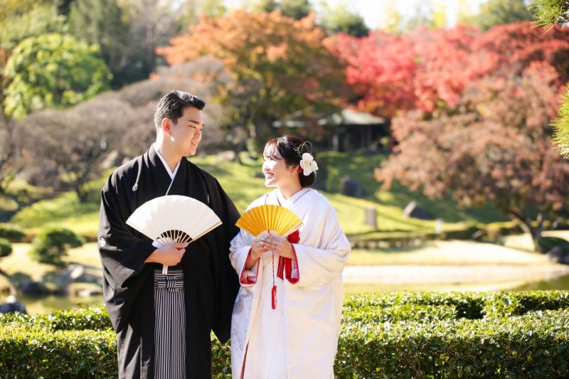 冬割【12/16~2/16撮影限定】ロケ付きスタジオ和装弐点プラン データ120カット付き♡衣装差額無し!