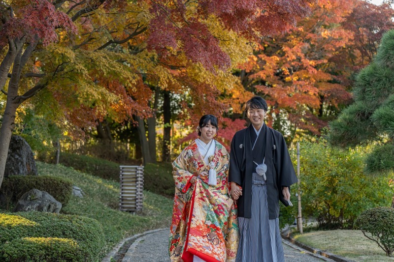 3万円オフ!紅葉シーズン【11/26~12/15平日撮影限定】和洋弐点プラン 韓国ドレスも豊富!