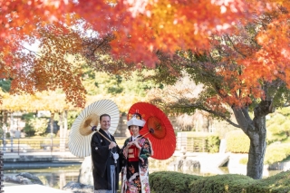 【早割】２万円OFF!!【12/16～2/15撮影】和洋弐点プラン　～和装ロケ＋洋装スタジオ～　土日祝無料orWBプレゼント