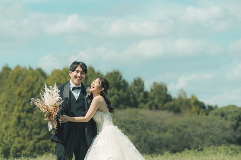 【オープニングムービー撮影付き！】和洋弐点プラン（ロケ＋スタジオ）　韓国風ドレスも豊富！スマホ撮影可♪