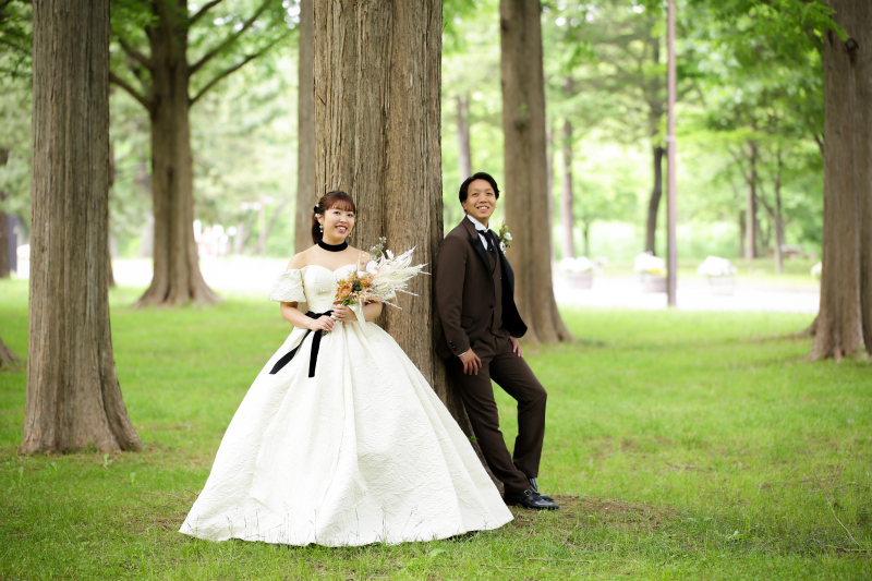 【オープニングムービー撮影付き！】洋装1点プラン　衣装1着・ヘアメイク・撮影データ130カット　　韓国風ドレスも豊富！70着！