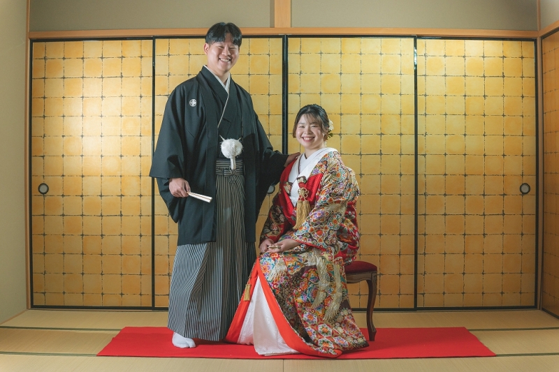 【早割】2.2万円OFF!!【12/1～2/15撮影】和装弐点プラン　花畑記念庭園+スタジオ　土日祝無料orWBプレゼント