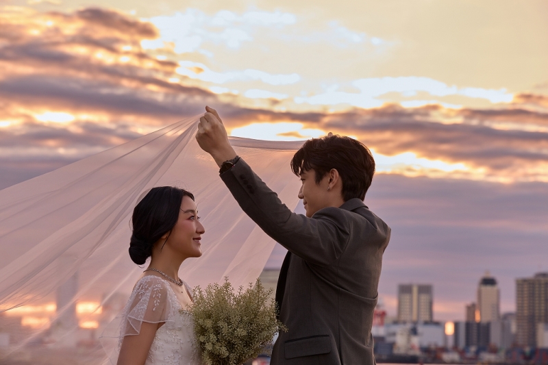 【お台場】ロケーション撮影洋装1点プラン★洋装1着・ヘアメイク・データ130カット付♡¥90,200!