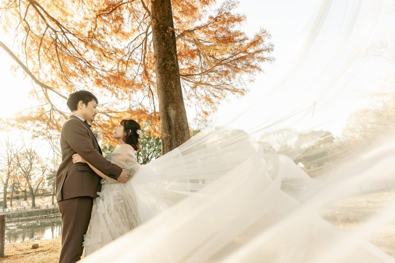 平日限定！ロケ&times;ロケプラン！ 花田苑+そうか公園【～4/30までに撮影の方】和洋弐点プラン　ロケ二箇所　韓国風ドレスも豊富！