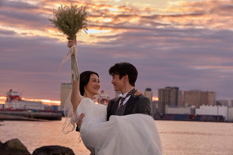 【お台場】ロケーション撮影洋装1点プラン★洋装1着・ヘアメイク・データ130カット付♡¥90,200!