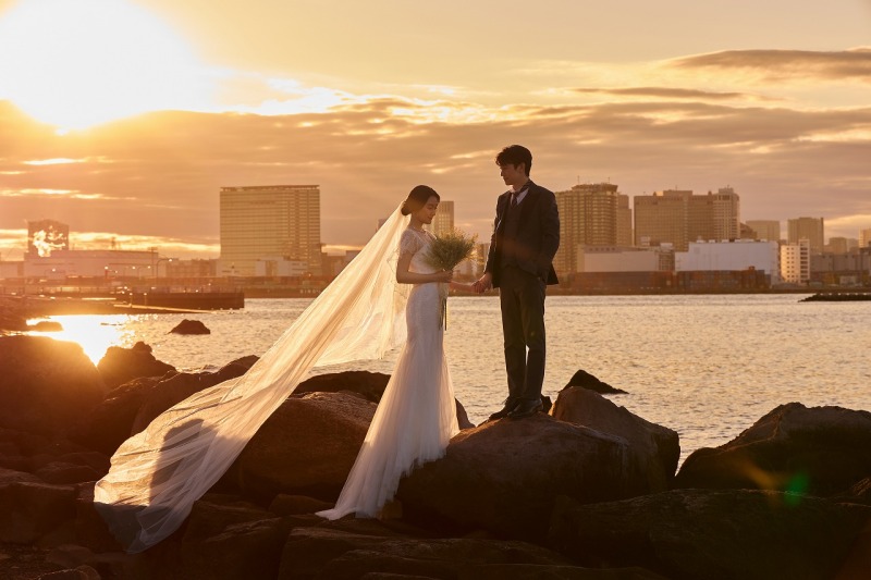 【お台場】ロケーション撮影洋装1点プラン★洋装1着・ヘアメイク・データ130カット付♡¥90,200!