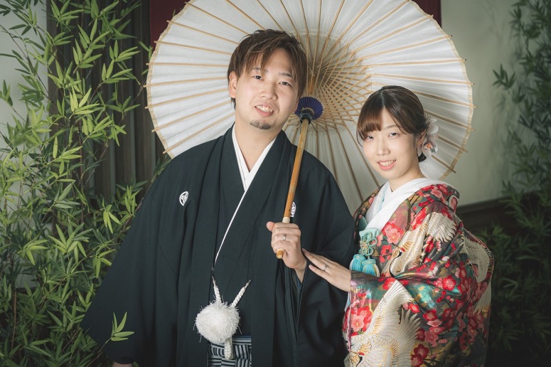 冬割【12/16~2/16撮影限定】ロケ付きスタジオ和装弐点プラン データ120カット付き♡衣装差額無し!