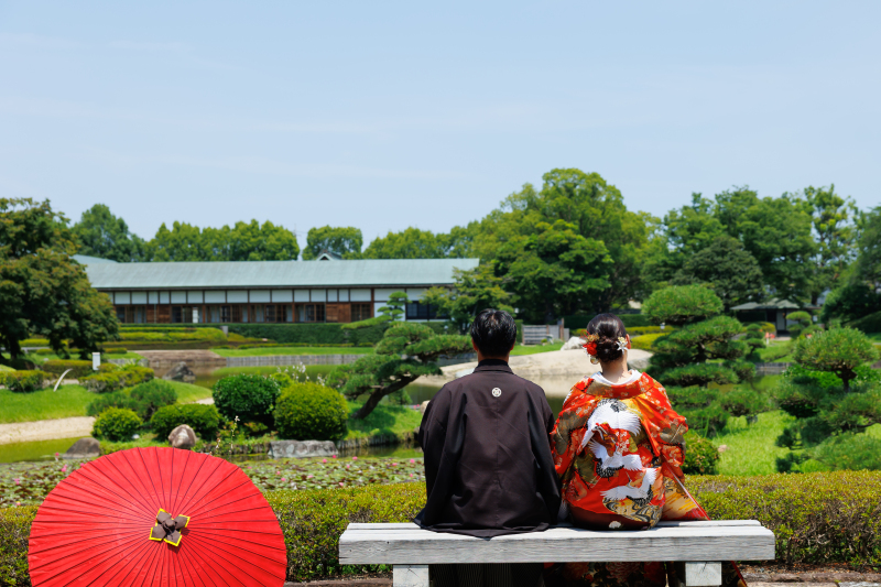 【花田苑で和装壱点プラン】衣裳1着・新婦様へアセット付き・130カット
