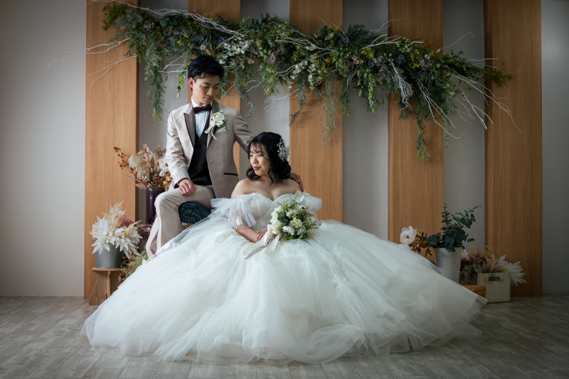 【早割】5千円OFF!!【12/16~2/15撮影】スタジオ和洋弐点プラン 土日祝無料orWBプレゼント 韓国風ドレスも豊富!