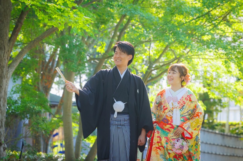 【早割】2万円OFF!!【12/16~2/15撮影】和洋弐点プラン ~和装ロケ+洋装スタジオ~ 土日祝無料orWBプレゼント