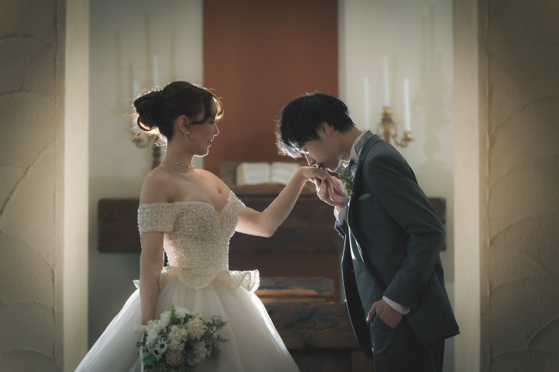 早割!5千円オフ!【~8/16撮影限定】チャペルでの洋装1点プラン♪ 涼しくロケ撮影! 韓国風ドレスも豊富♪
