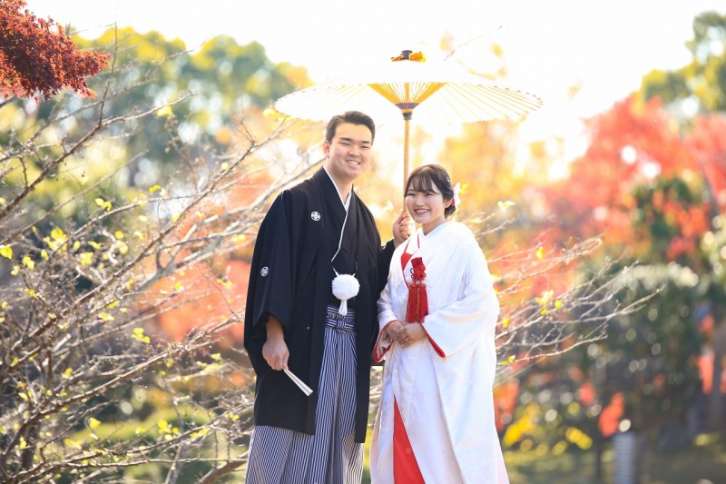 冬割【12/16~2/16撮影限定】ロケ付きスタジオ和装弐点プラン データ120カット付き♡衣装差額無し!