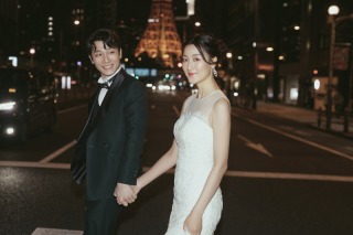 ２万円OFF!!【10/1～11/25】和洋弐点プラン　花田苑+東京タワー　土日祝無料orWBプレゼント　韓国風ドレスも豊富！