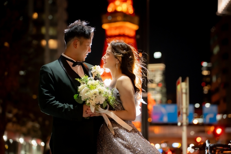 【フォトレイト限定】東京タワー+スタジオ撮影♡　和洋弐点プラン・韓国風ドレスも豊富！