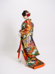 御所車に菊と楓028