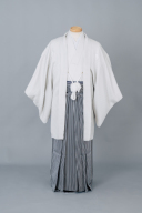 紋付袴（白・千鳥格子）007