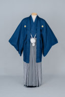 紋付袴（紺・金）004