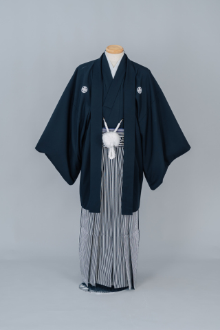 紋付袴（黒）001