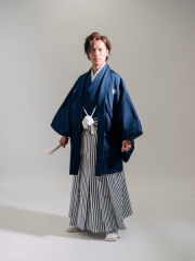 紋付袴（紺）003