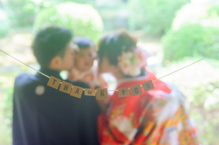 ～大濠公園日本庭園～和装ロケーション