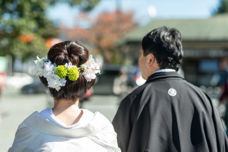 阿蘇神社にて神前結婚式