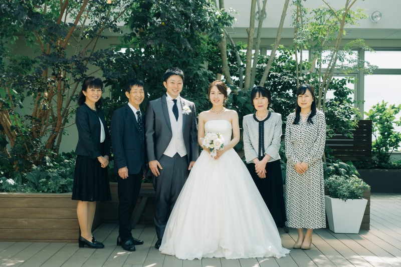 ご家族と記念撮影
