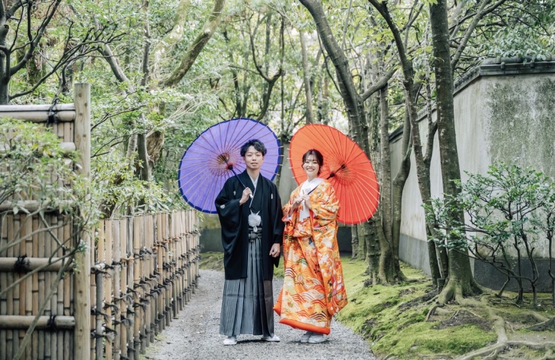 静寂の中で写し出す、凛とした和装美