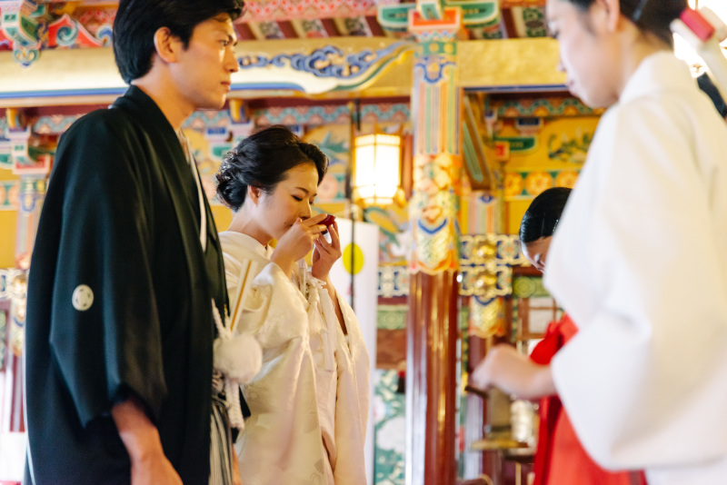 三々九度（三献の儀）