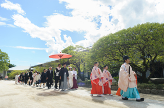 太宰府天満宮挙式＆洋装スタジオフォト