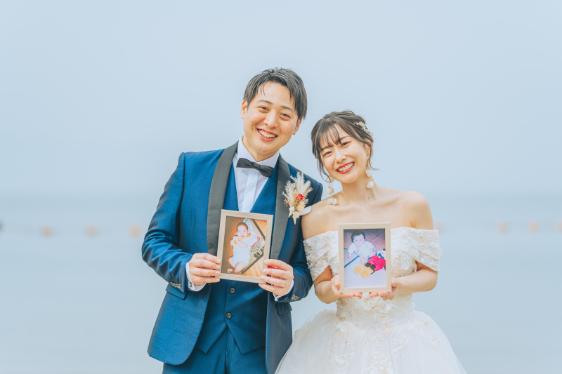 過去から未来へつなぐ。海辺で撮るドラマチックな絆
