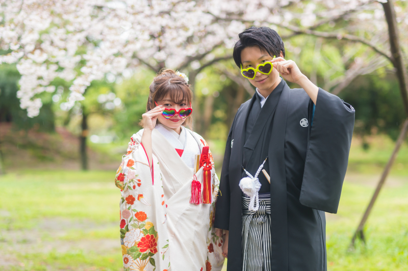 ハートサングラス