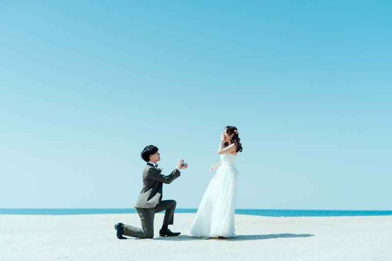 プロポーズ風ショット