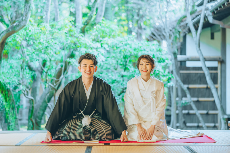 定番の正座ショット