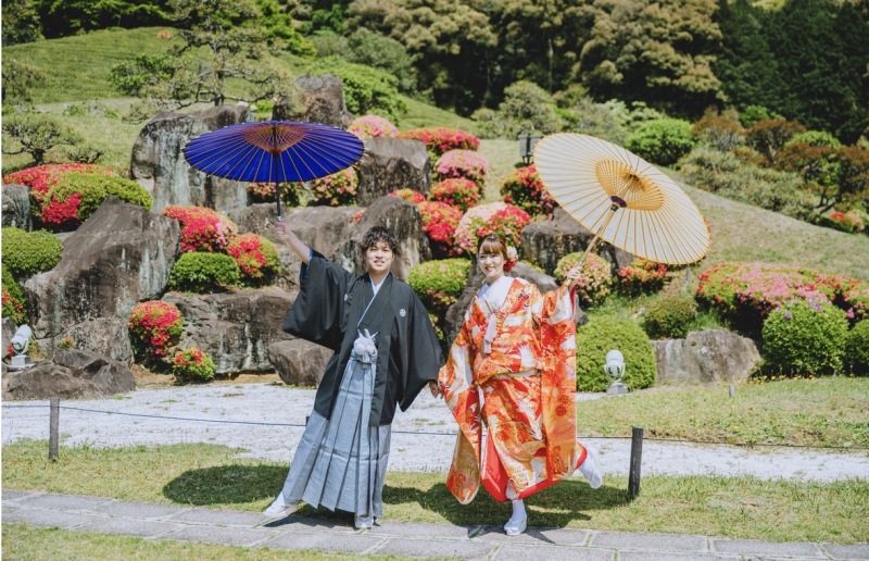 お庭で叶えるアクティブフォト