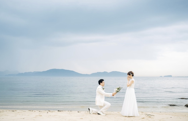 プロポーズ風ショット