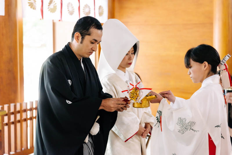 洋髪から鬘へチェンジ