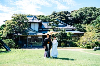 長府庭園〜角島