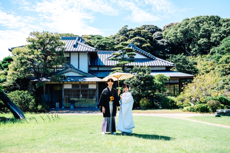 長府庭園〜角島