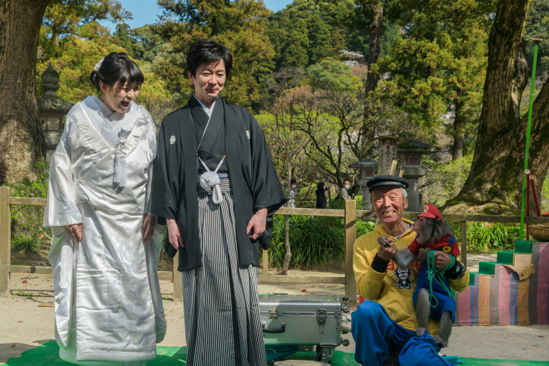 猿回しのおさるさん