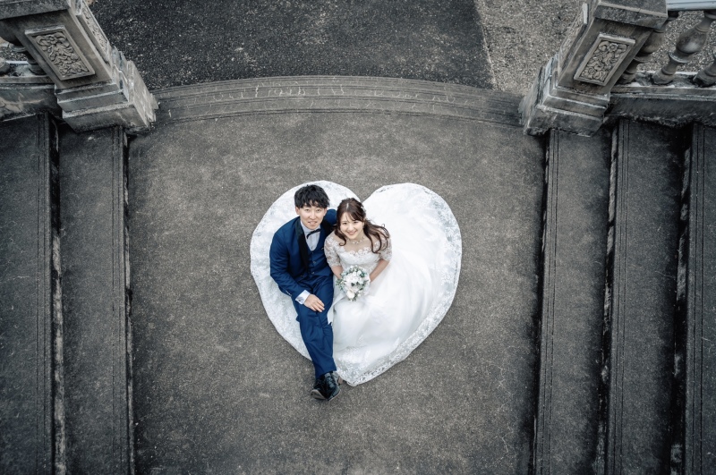 ドレスでハート♡