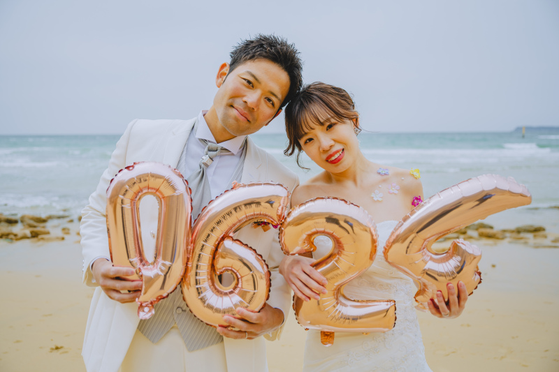 開放感あふれるビーチ撮影