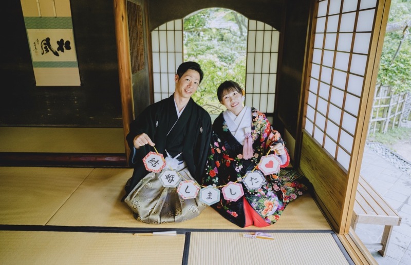 「結婚しました」の報告を。