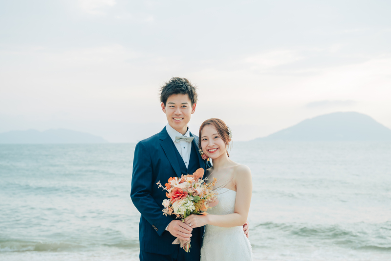 開放感あふれるビーチフォト